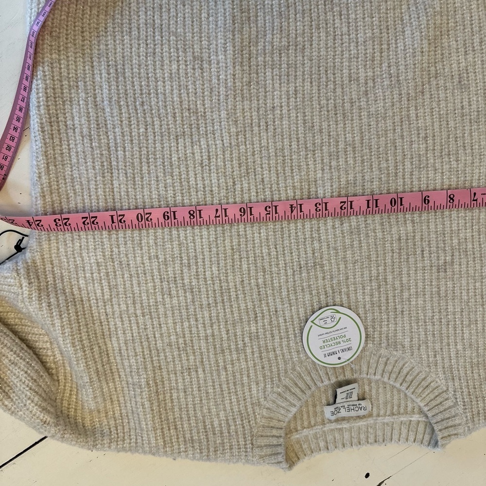 Rachel Zoe Ivory Crew Neck Sweater - NWT - Picture 6 of 7